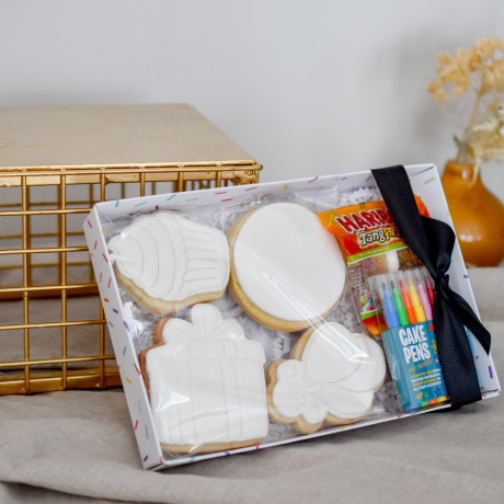 Birthday Colour In Cookie Gift Box Birthday Colour In Cookie Gift Box